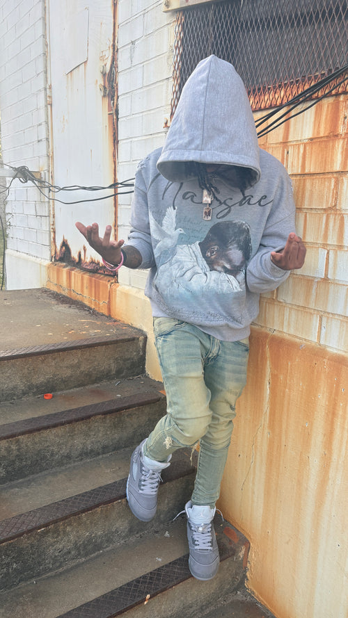 "Lastrite" Gray Hoodie
