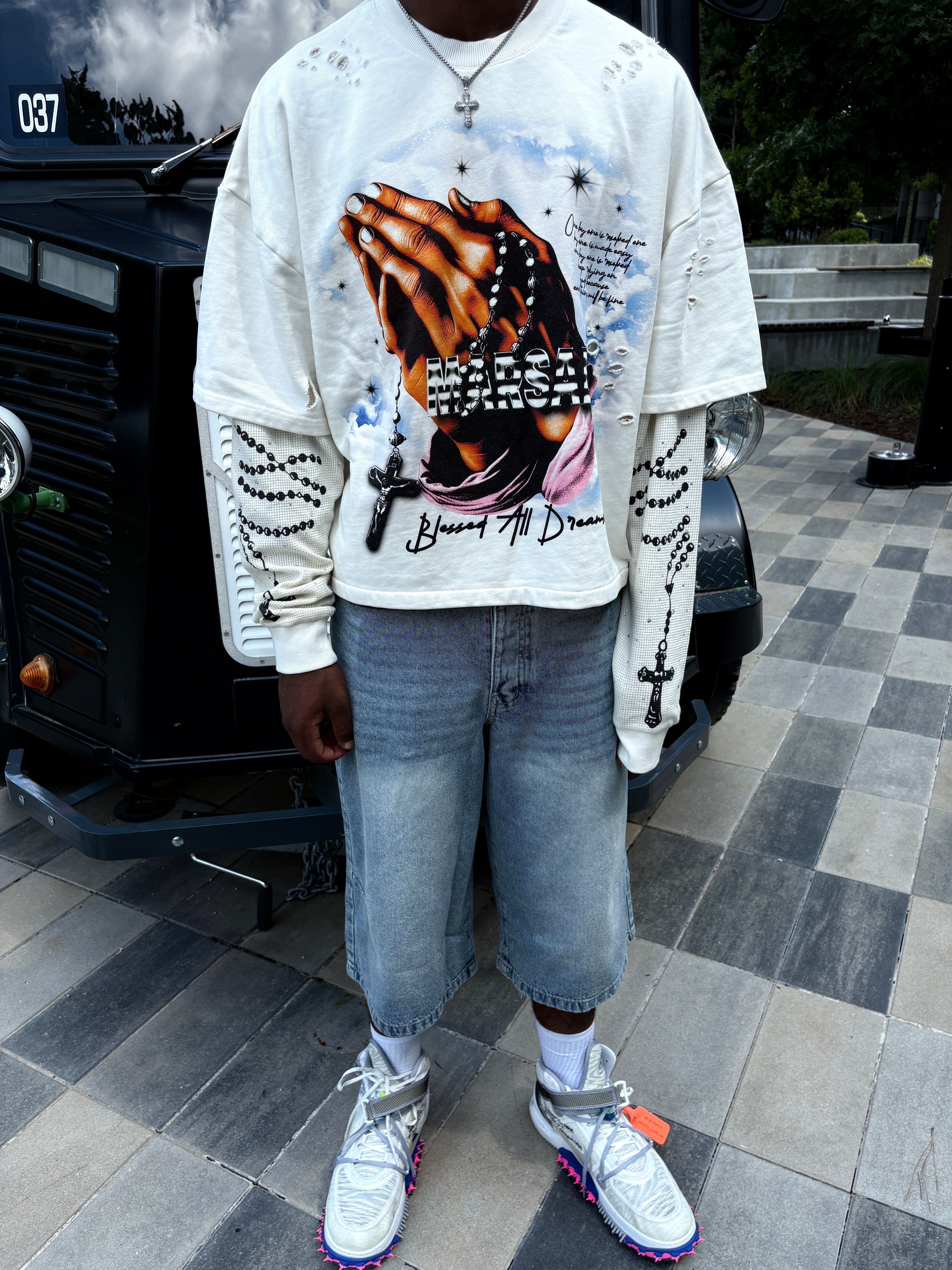 WHITE “HOLY DREAMS TEE”