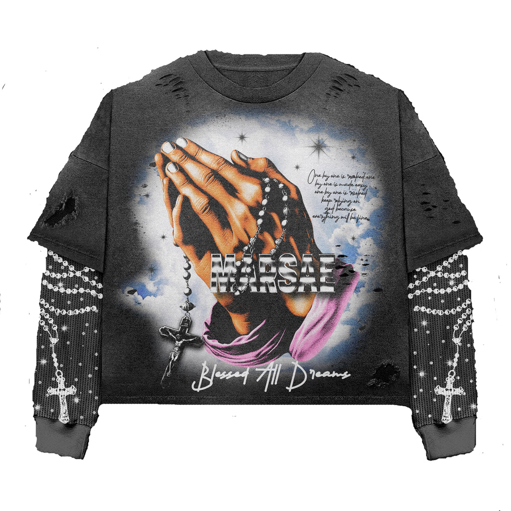 BLACK “HOLY DREAMS TEE”
