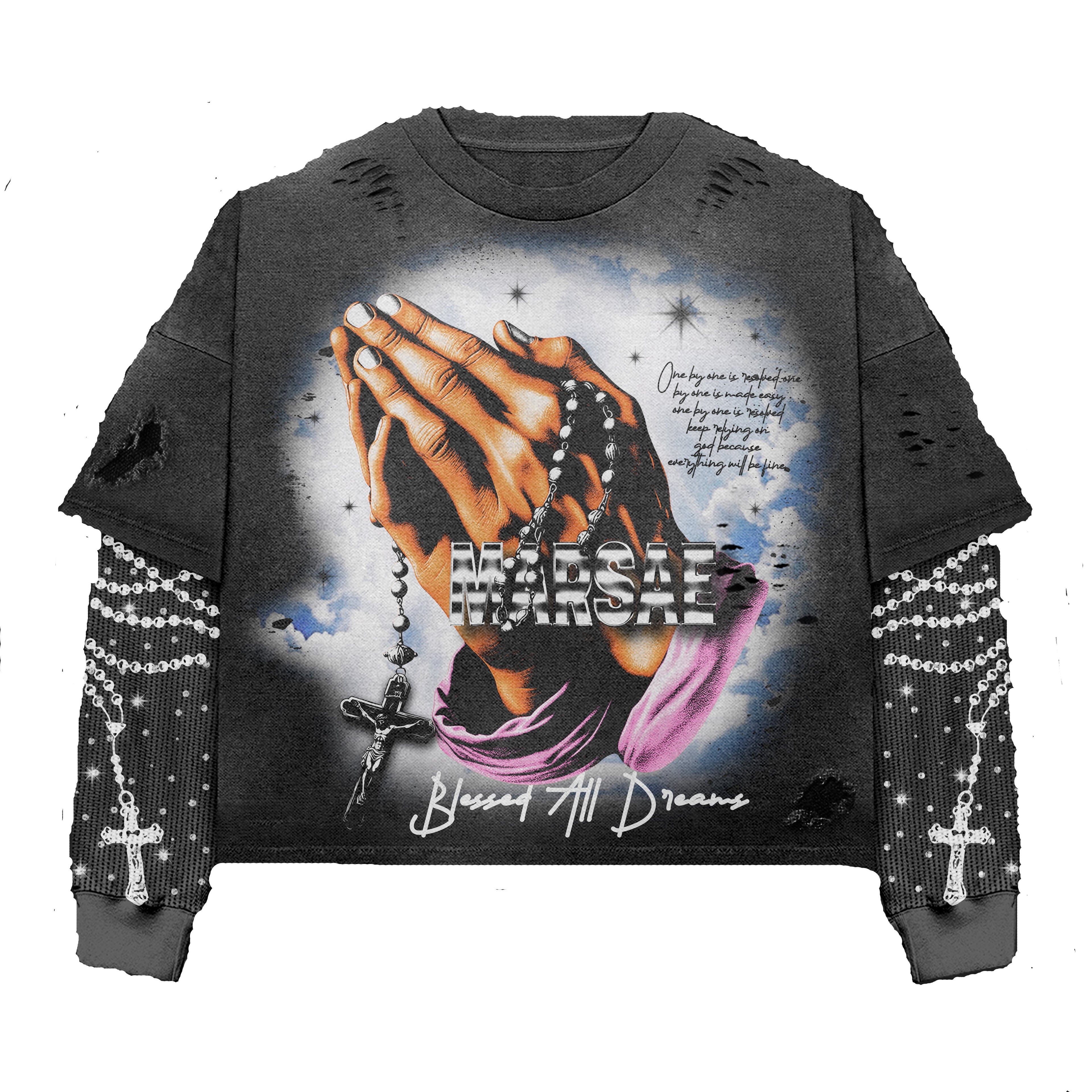 BLACK “HOLY DREAMS TEE”